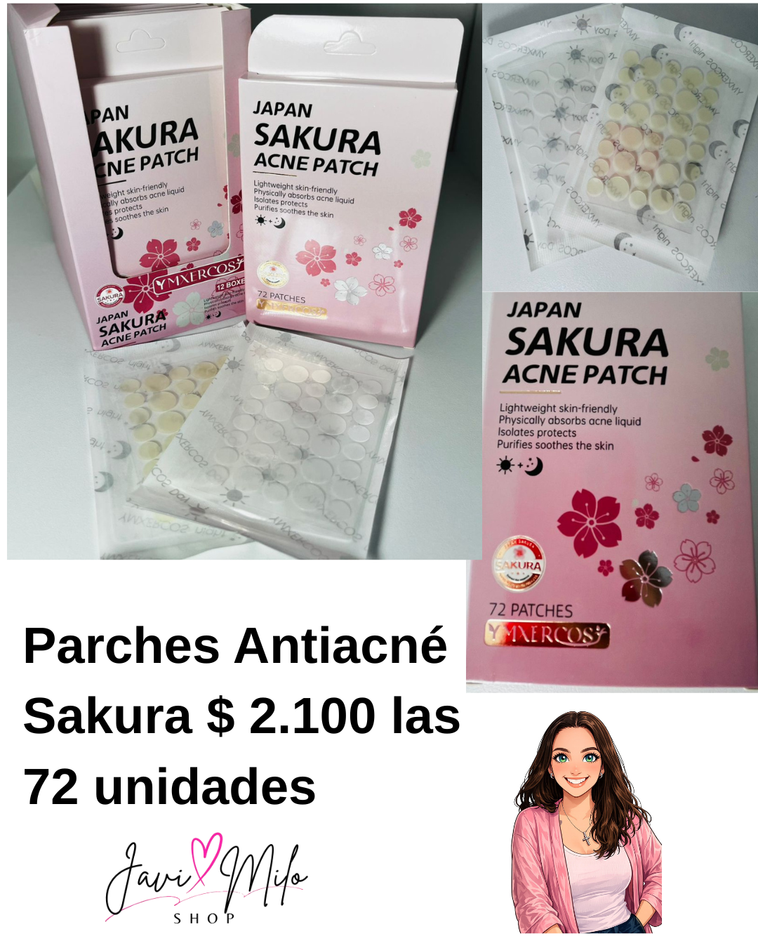PARCHES ANTIACNÉ SAKURA