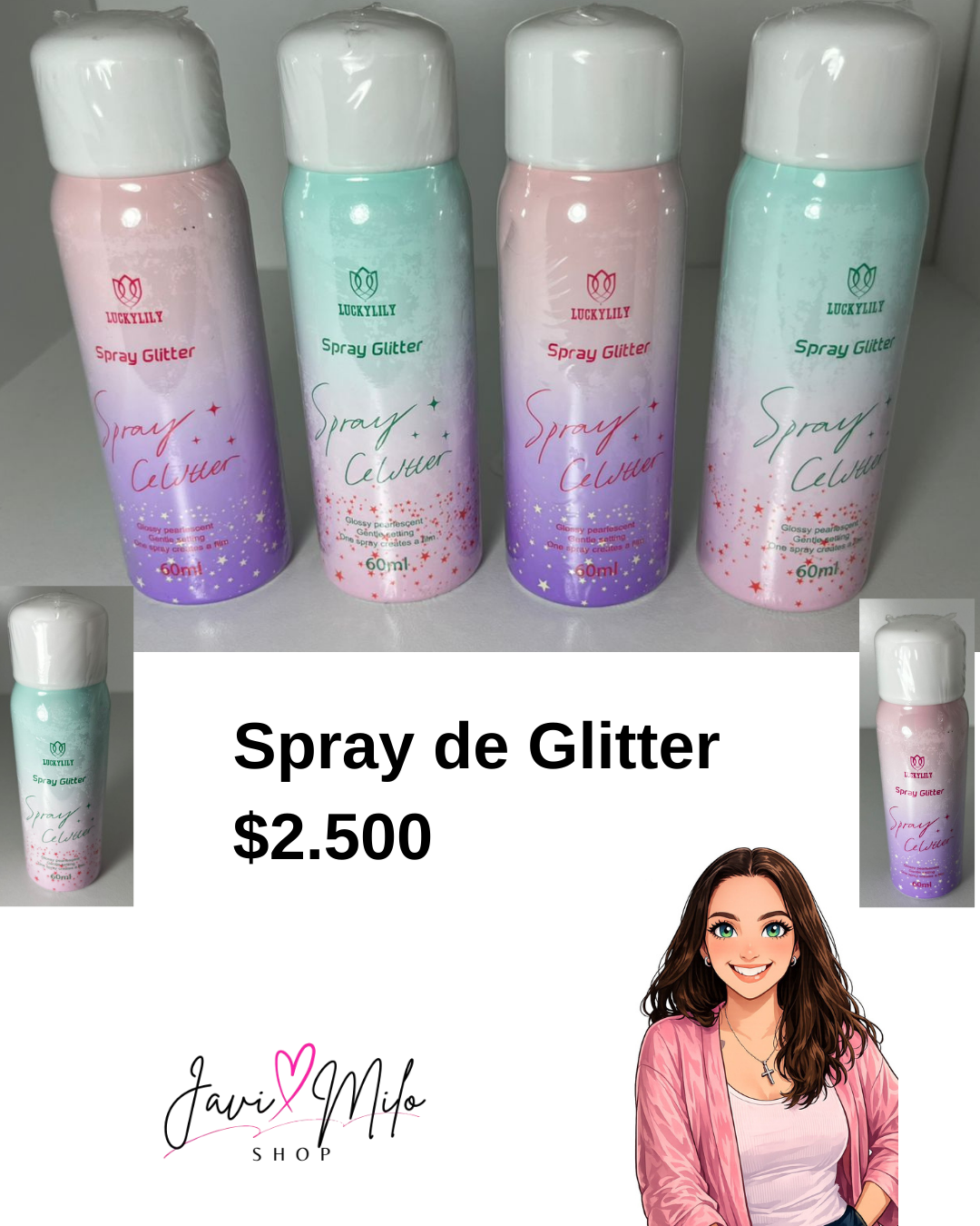 SPRAY GLITTER GLOW