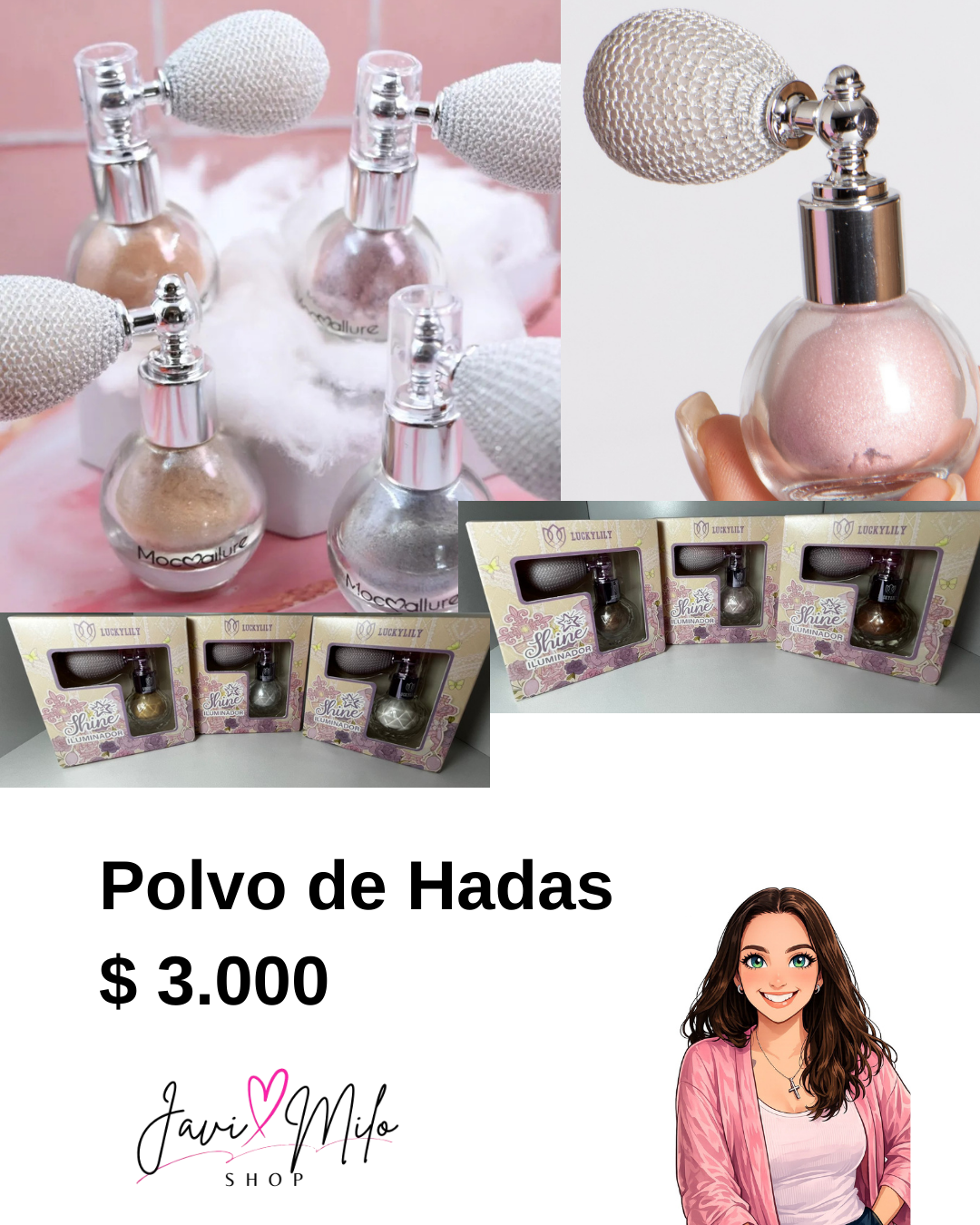 POLVO DE HADAS CON PULVERIZADOR