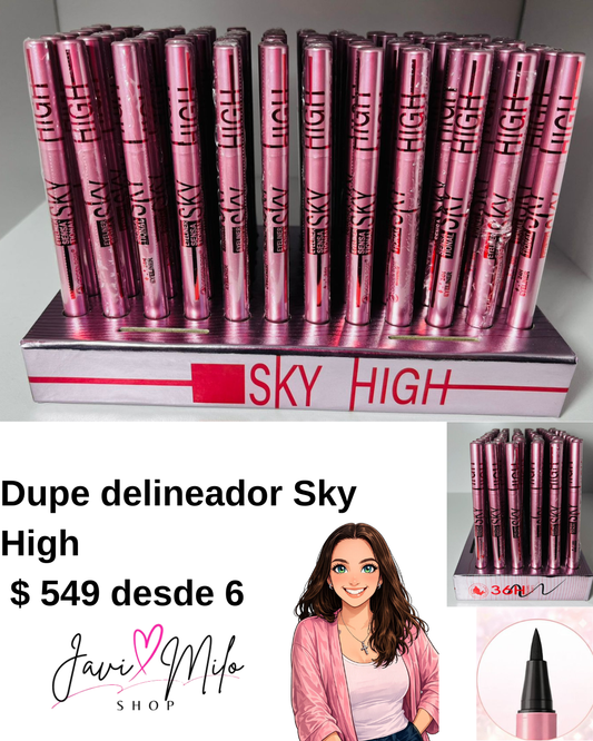 DUPE DELINEADOR NEGRO SKY HIGH (6 UNIDADES)