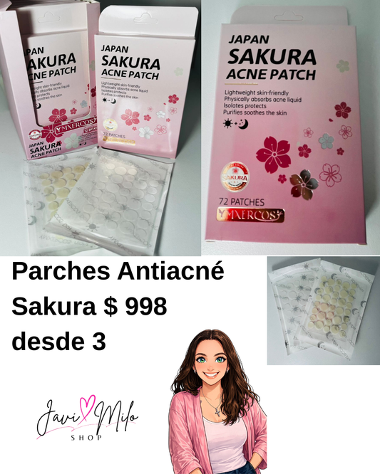 PARCHES ANTIACNÉ SAKURA (3 UNIDADES)