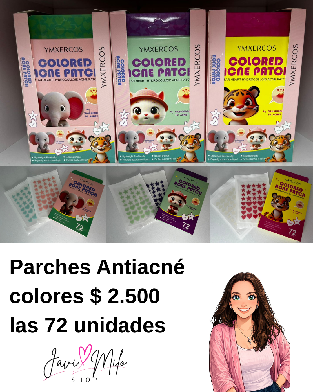 PARCHE ANTIACNÉ CUTE