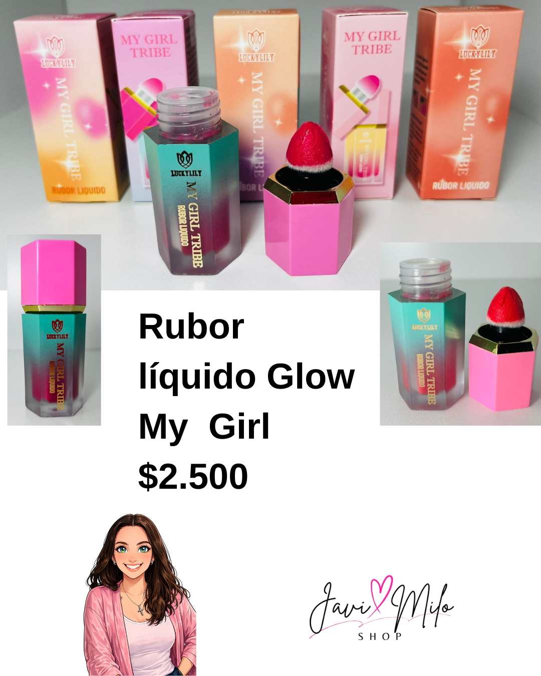 RUBOR LIQUIDO GLOW MY GIRL