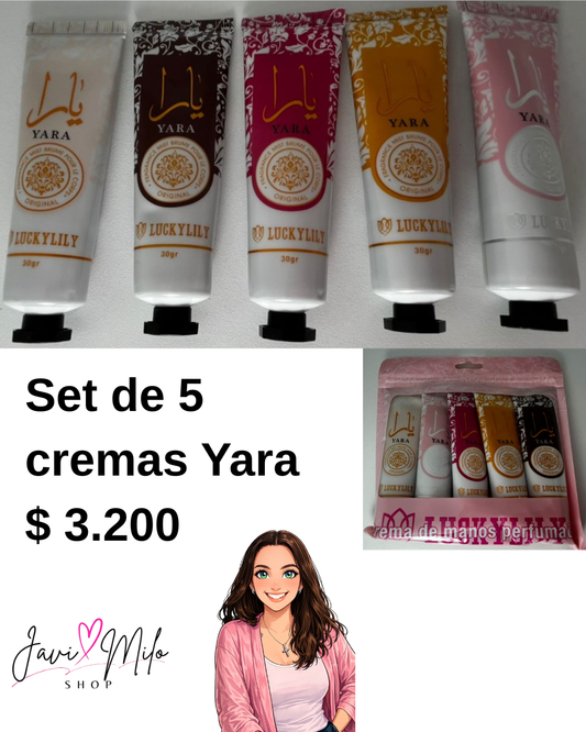 SET DE CREMA DE MANOS YARA