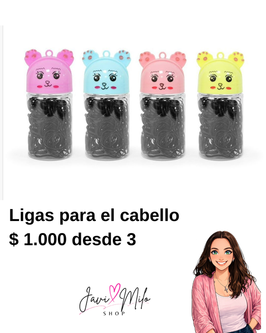 LIGAS PARA EL CABELLO (3 UNIDADES)