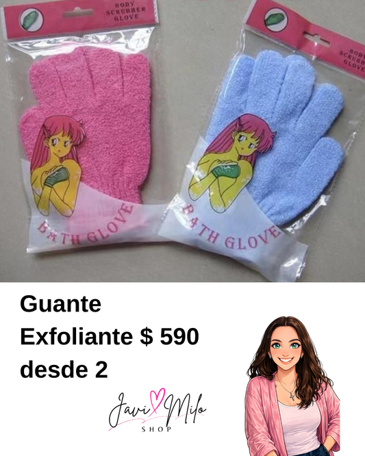 GUANTE EXFOLIANTE (2 UNIDADES)