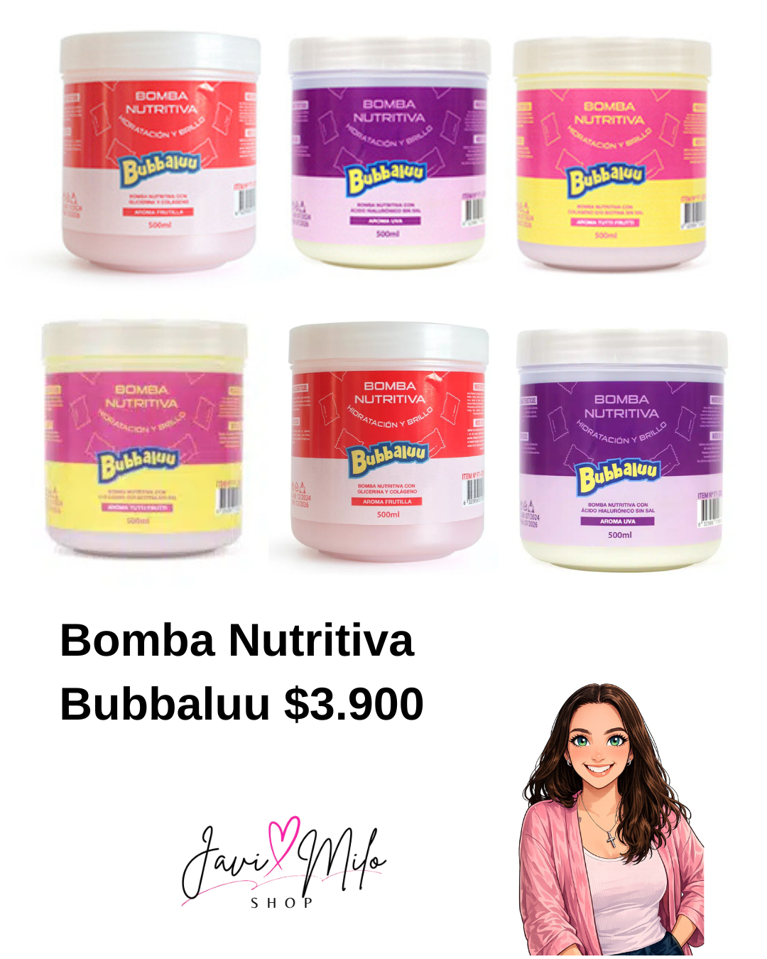 CREMA CAPILAR NUTRITIVA BUBBALUU