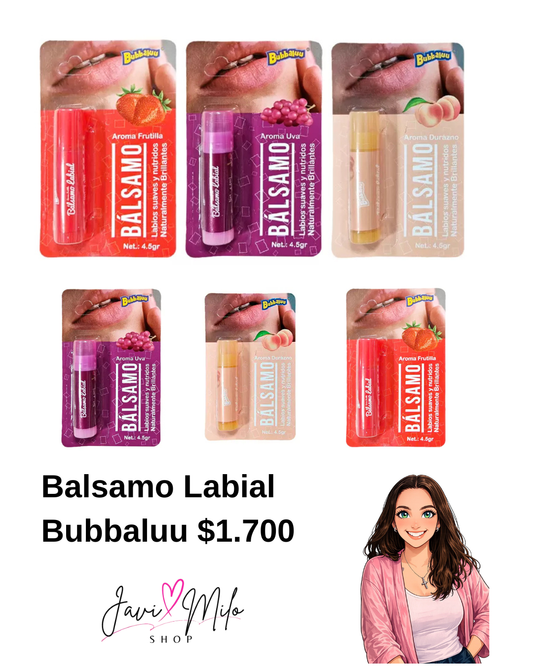 BÁLSAMO LABIAL BUBBALUU