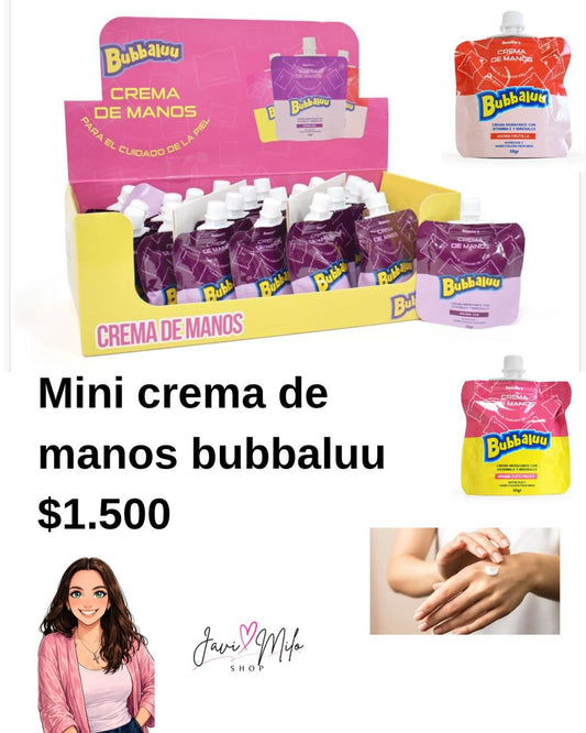 MINI CREMA HIDRATANTE BUBBALUU.